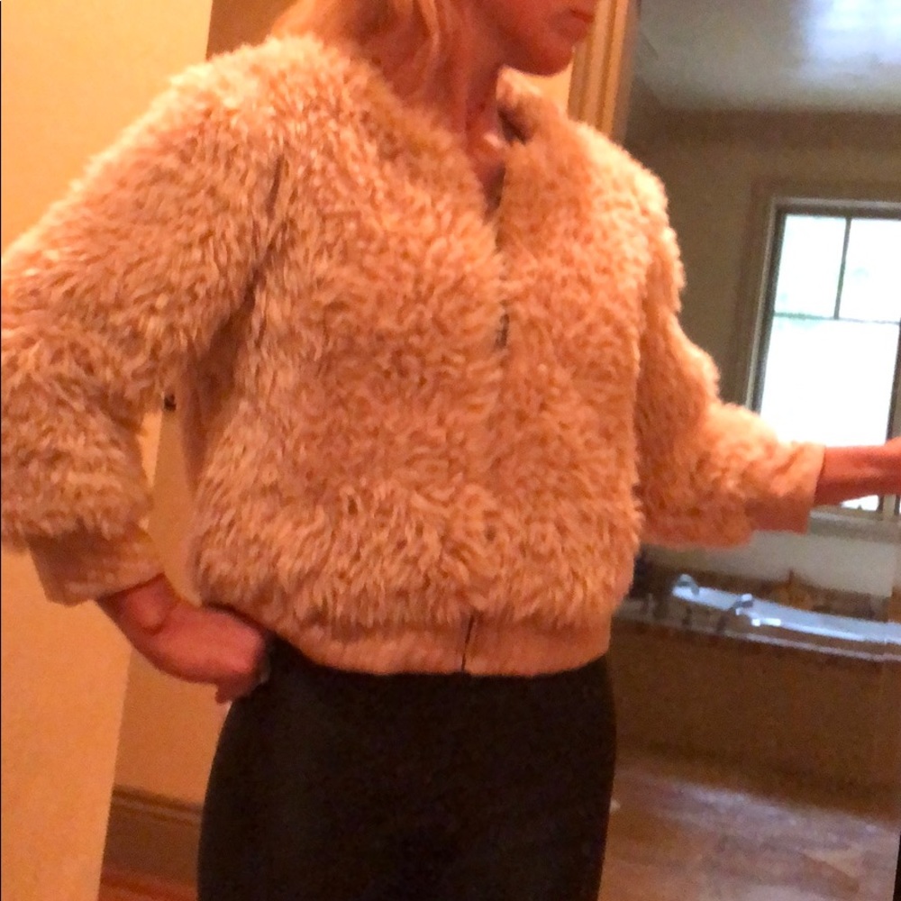 Fluffy Anthropologie Coat